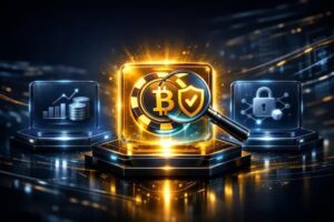 What controls blockchain-based deposit approval in crypto casino gaming?